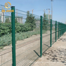 PVC Coated Green Red Yellow Color 3D Metal Wire Mesh Fence Panels